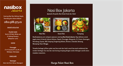 Desktop Screenshot of nasiboxjakarta.com